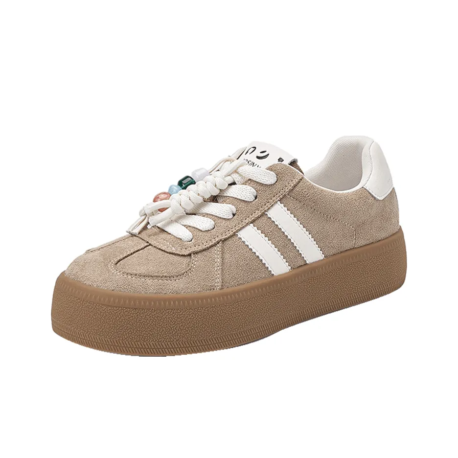 JOSINY 2025 Spring Осенний Универсальный Платформа Кроссовки для скейтбординга Мягкая подошва Белый Кроссовки Женские