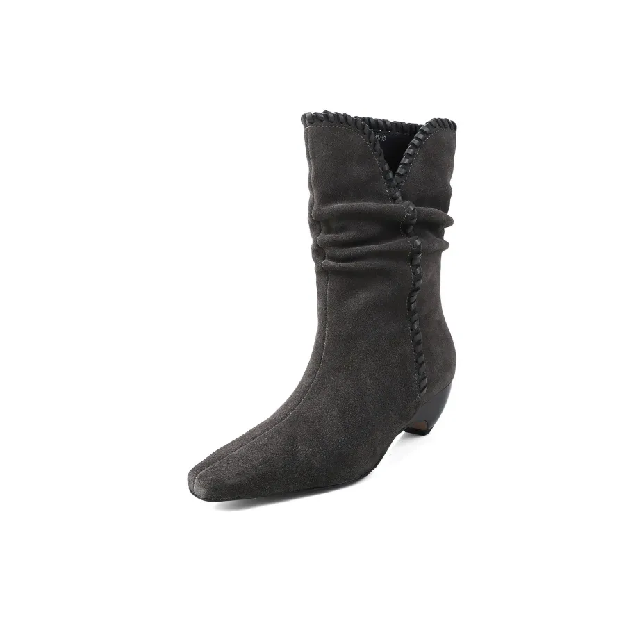 AIQINISHA Ботильоны 4,5 см Женские