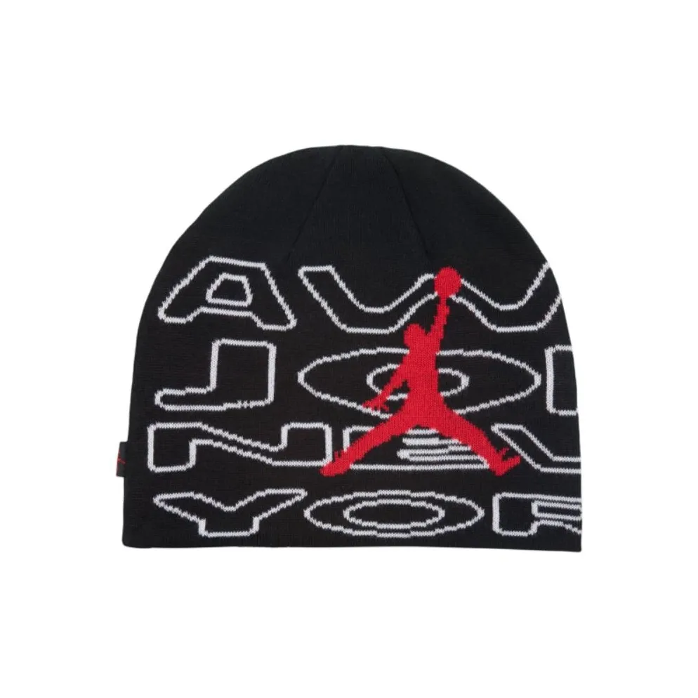 Jordan x Awake NY Шапки-бини из акрилового волокна Унисекс Черный Белый Университетский красный