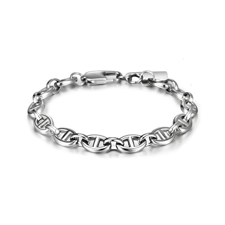 GUDUD Браслет из титанового стального сплава для мужчин и женщин унисекс