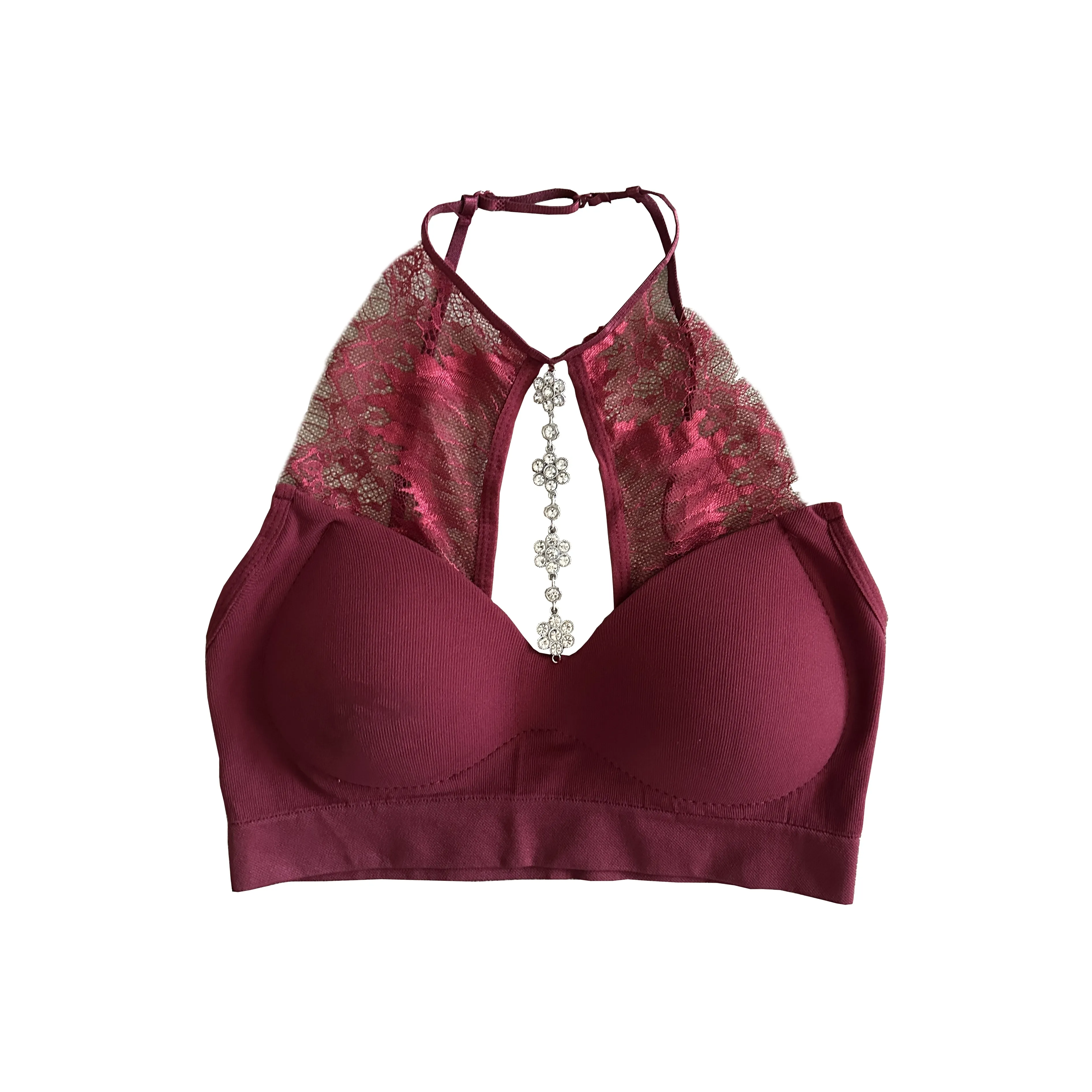 NINGCAIYUER Красный Женский Топ