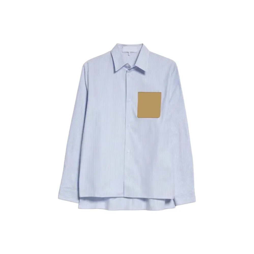 CAT'S PAW Синий Унисекс Рубашки