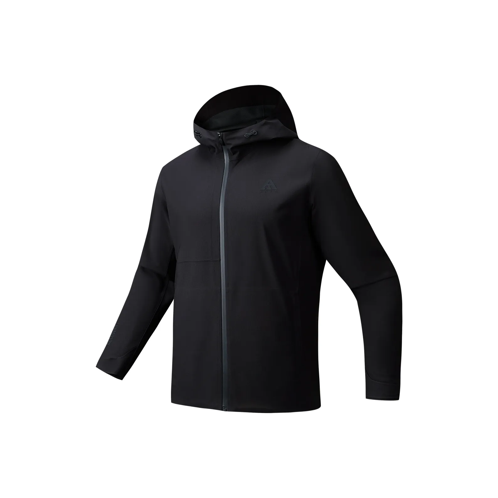 Anta Outdoor Collection Низкая Высота над уровнем моря Походы на открытом воздухе Поход Водонепроницаемый Ветровка Мужской Основной черный