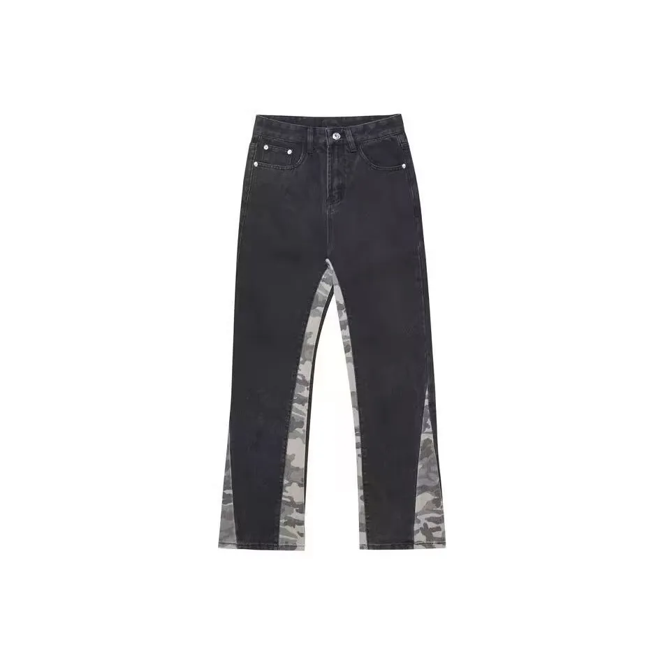 NRXX Мужская одежда Харадзюку Элегантность Ins Позиционирование стиля Lazy Японский стиль Художественный Пэчворк Джинсы Для подростков Мужской