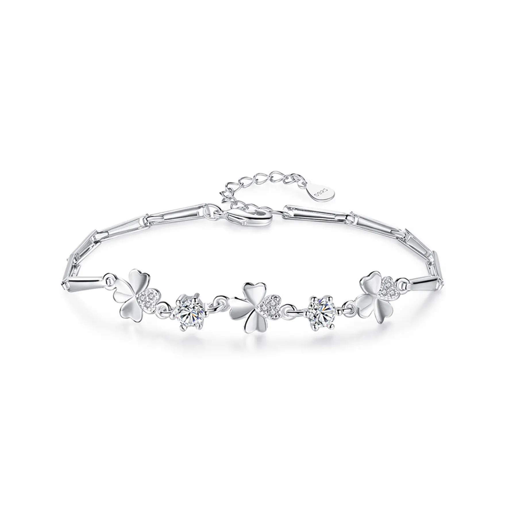 JianKai Браслеты с серебряным покрытием женские