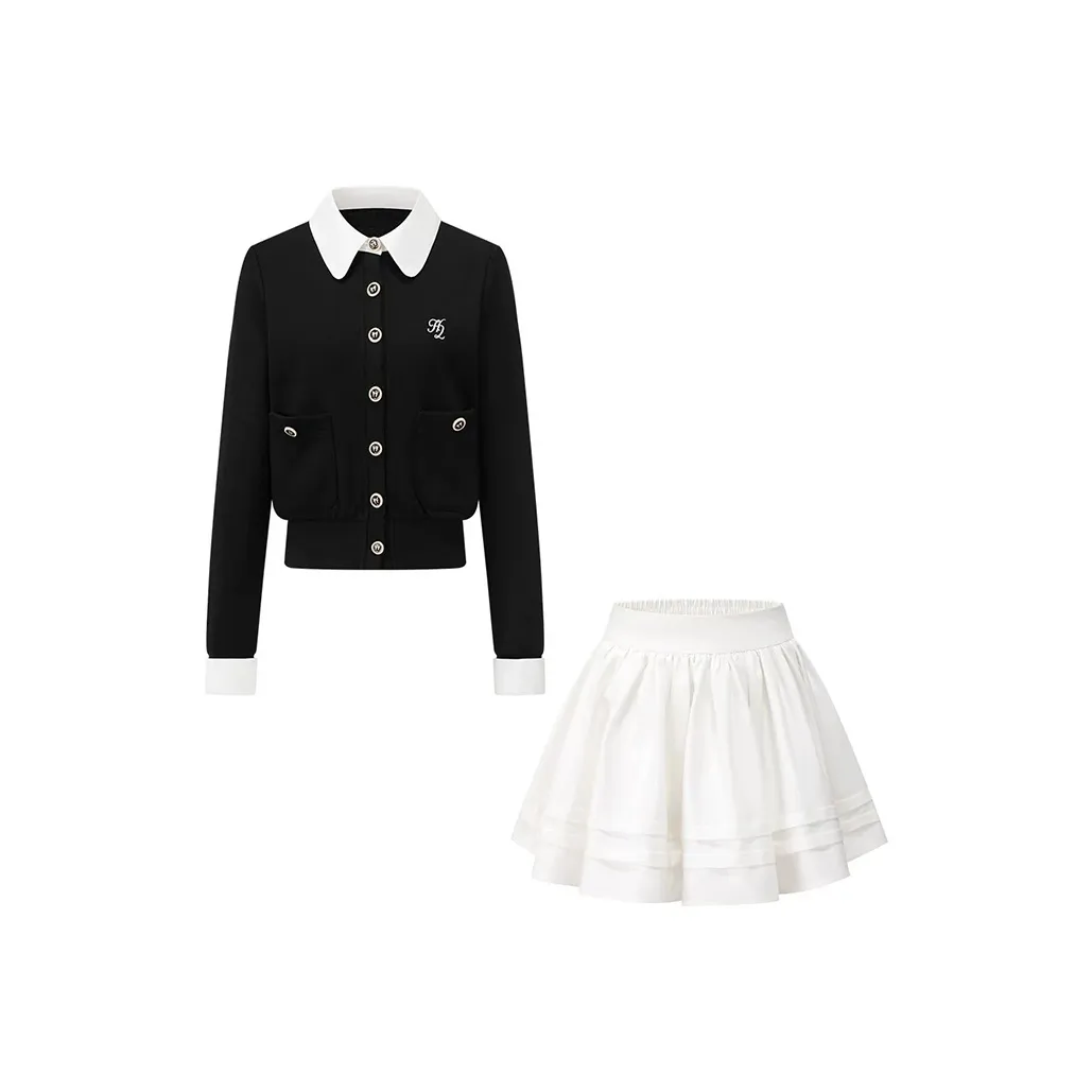 Meanalot Черный Женские Комплекты с Юбкой