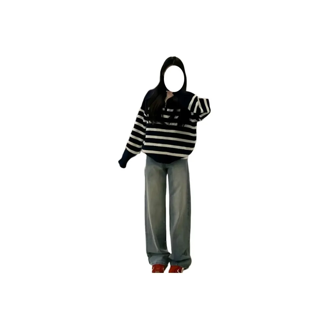 REMOULD Полосы Топ+Брюки Женские Повседневные Костюмы