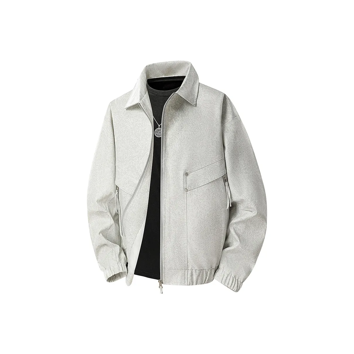 PGNC Relaxed Модный Скрытая текстура Принт Рабочая одежда Мужская одежда для больших размеров Мужской