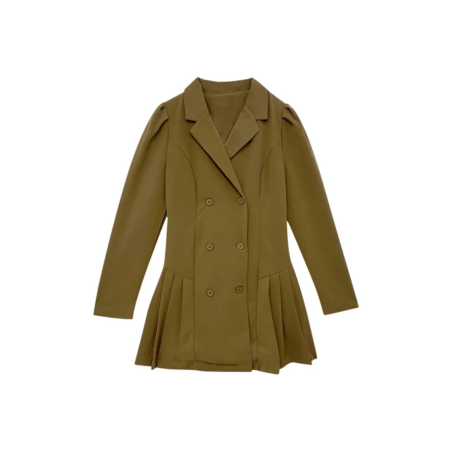 Icicofficial Длинное платье с длинными рукавами женское