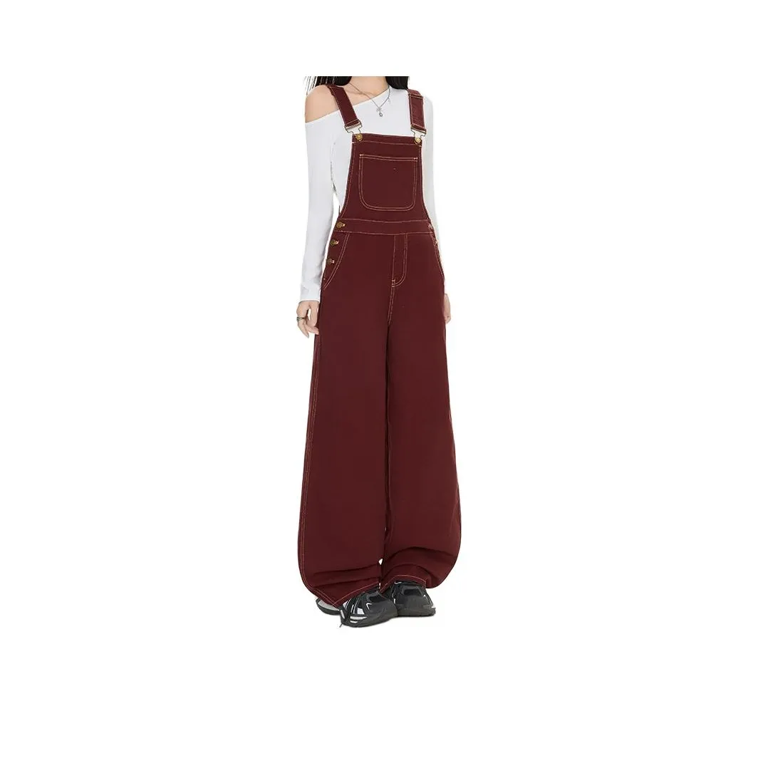 Мед Анкора Красный Женские Джинсы