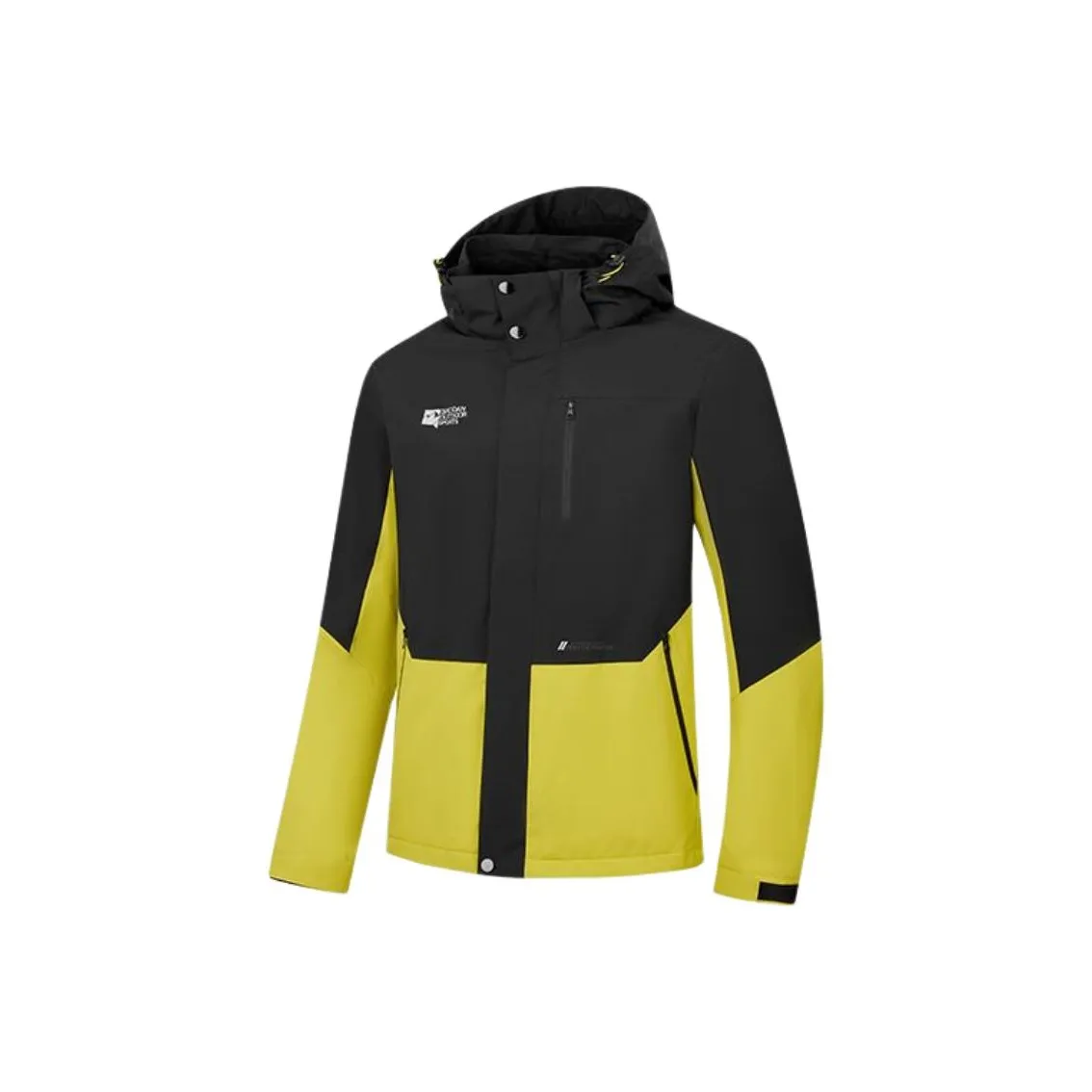 QIAODAN Черный Газонный Зеленый Мужской Тренч