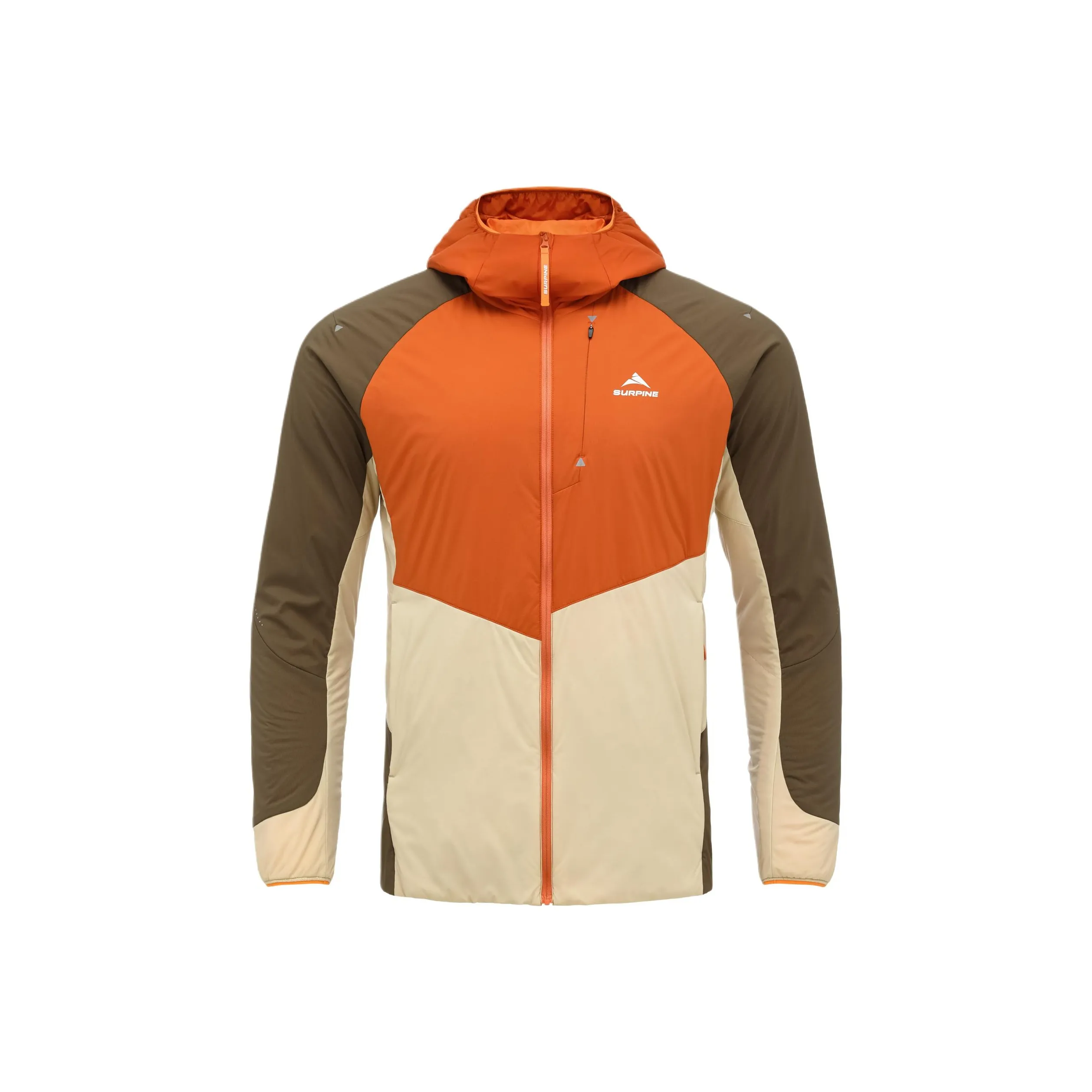 Surpine С капюшоном хлопковый пуховик мужской