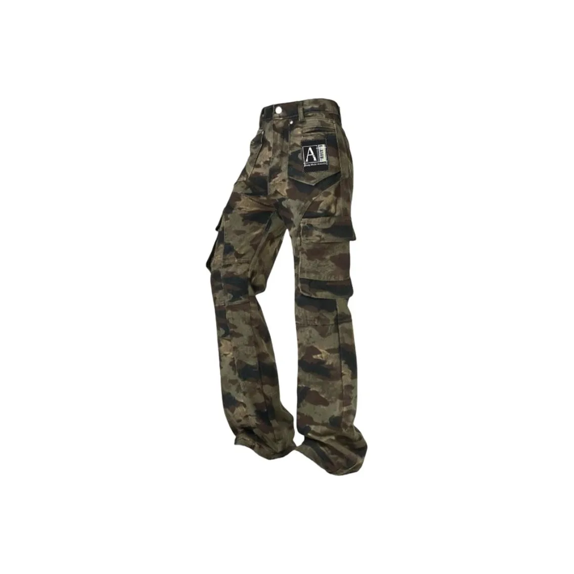 Aolx Камуфляж Унисекс Джинсы