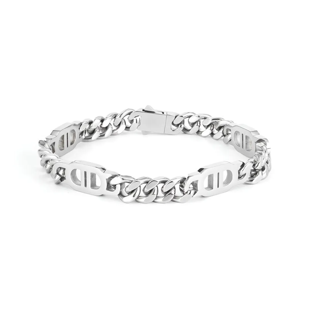 GUDUD Браслет из титанового стального сплава для мужчин и женщин унисекс