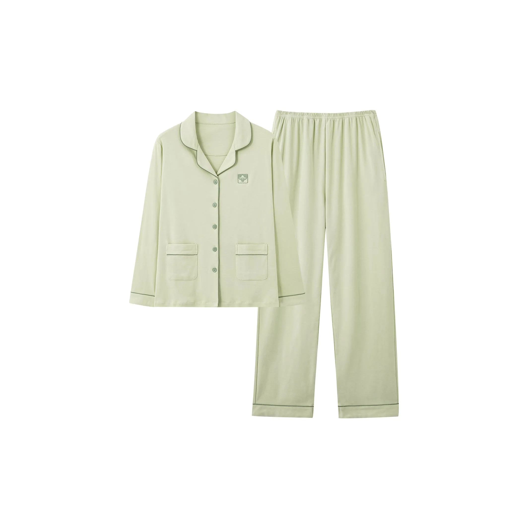 MADALLO Зеленый Женский Пижамный Комплект