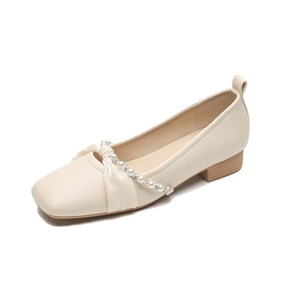 Lan Miao Женские повседневные туфли Абрикос Женские