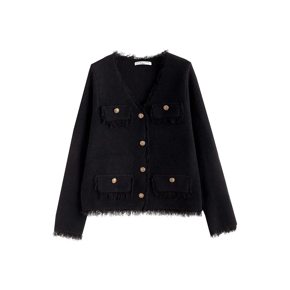 Tonlion Черный Женские Меховые изделия