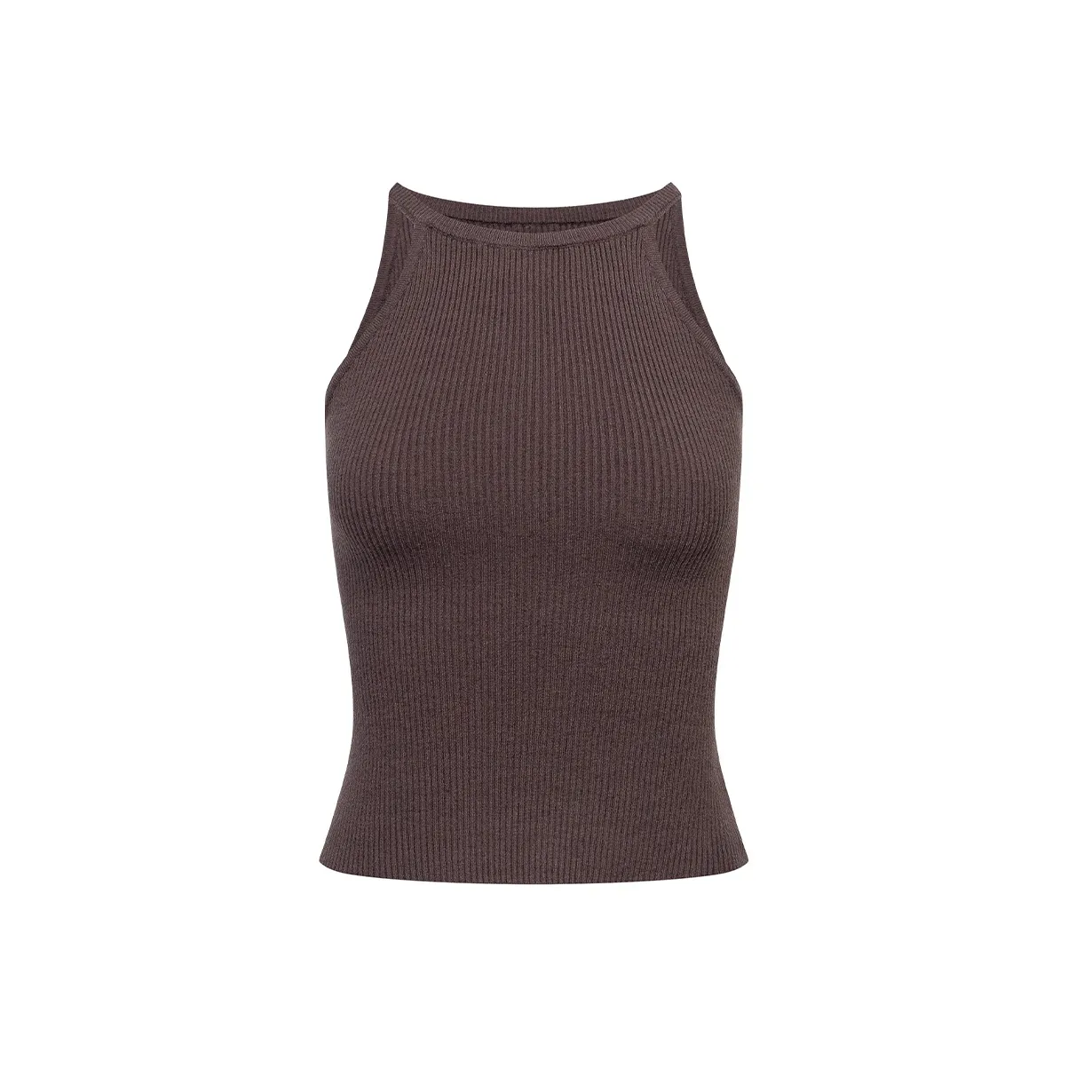 Ariseism Базовый тонкий ремень Вязаный жилет Женский Летний Облегающий крой Топ Женский