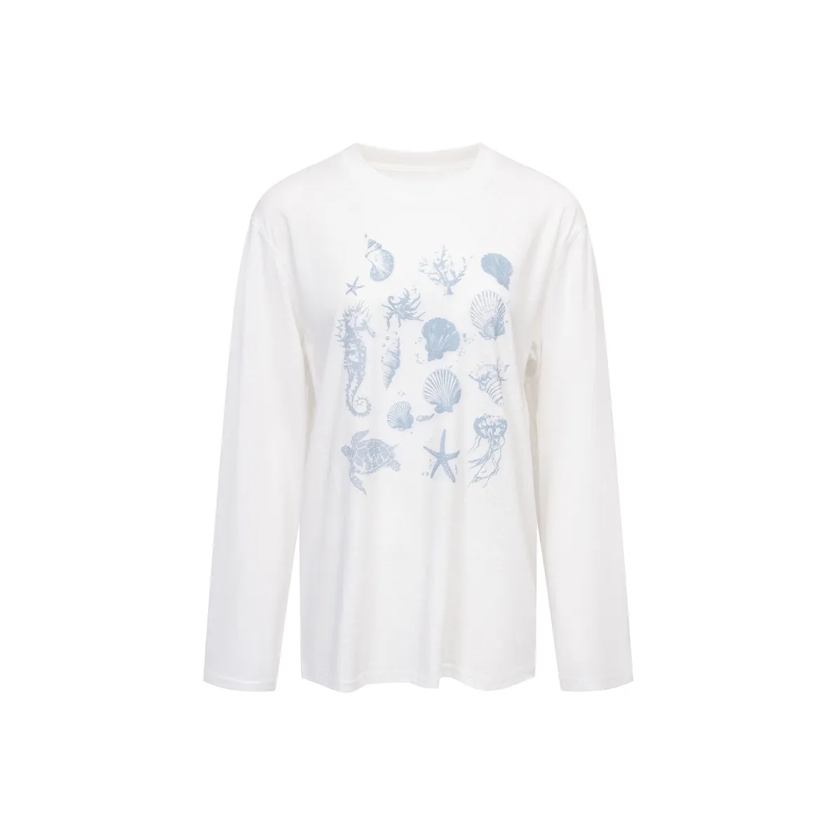 Ariseism Обычный Стильный Длинный Рукав Т-Рубашка Для Женщин AUTUMN Горячая Девушка Универсальный Свободный крой Топ Женские