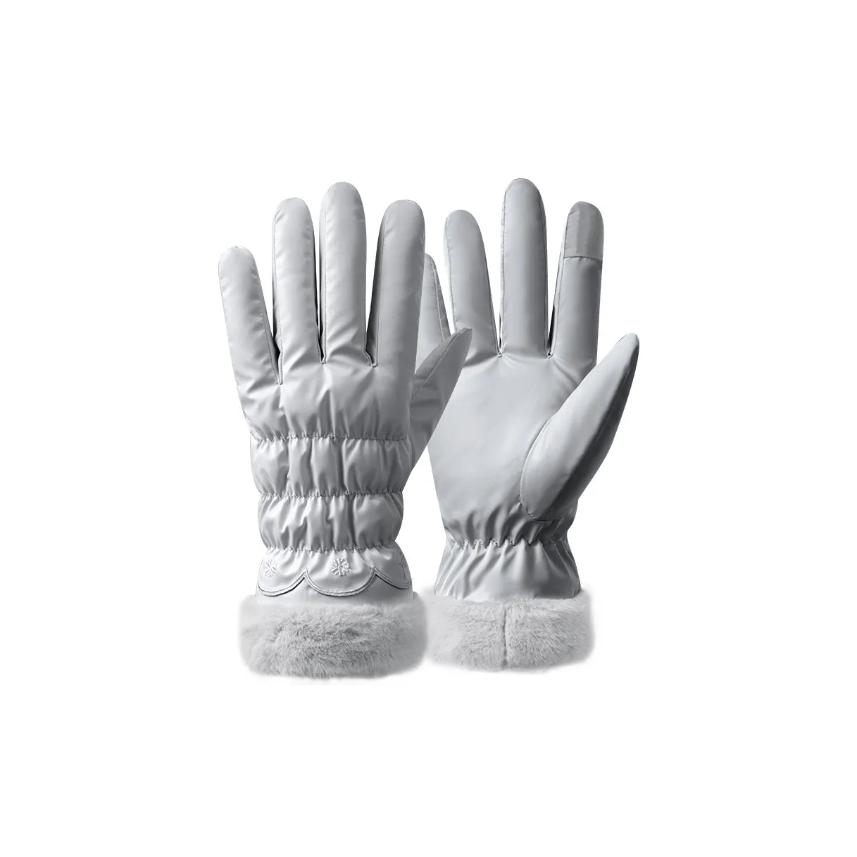 NANJIREN Утолщенные Теплые Перчатки Женские