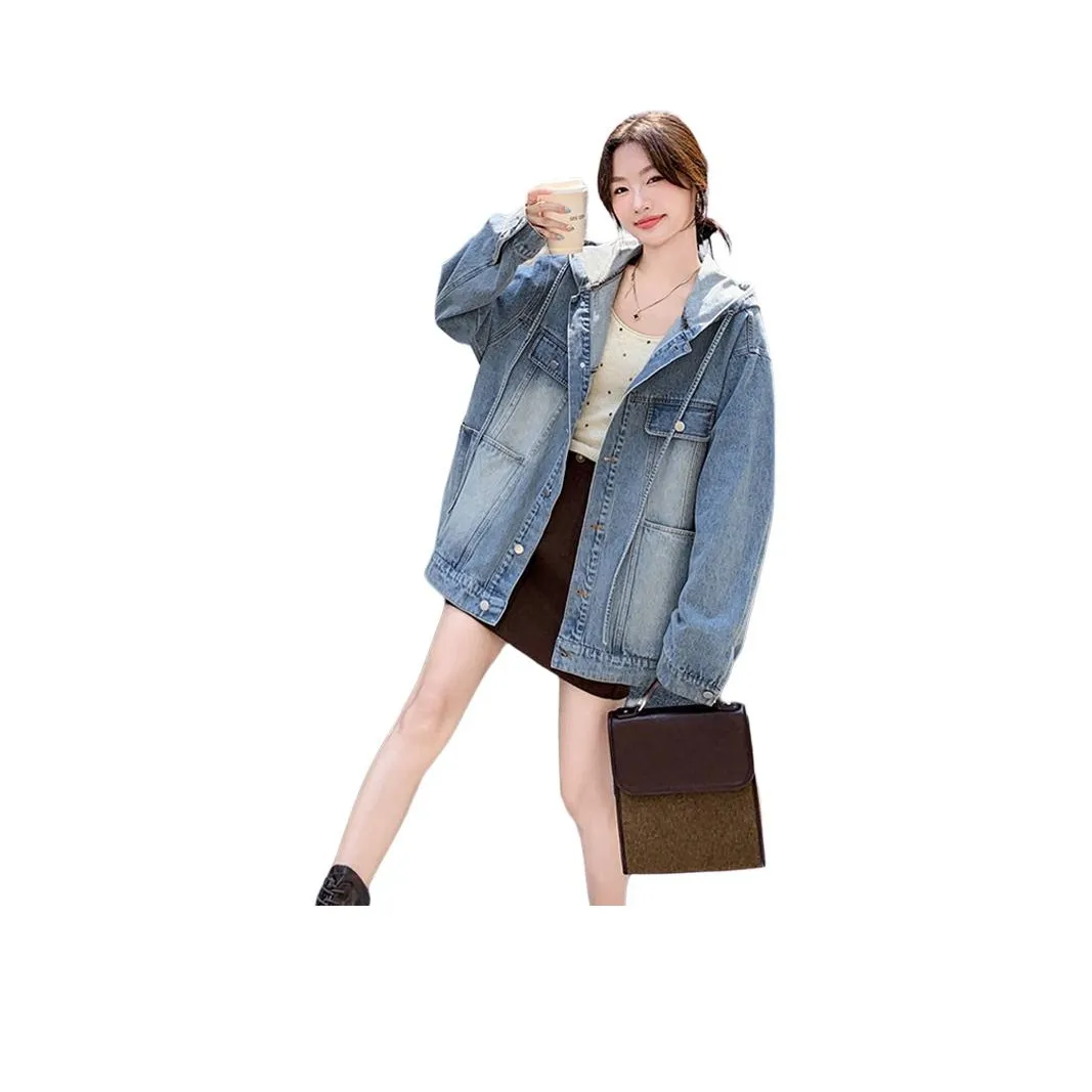 MEXICAN Синий Женские Джинсовые Куртки