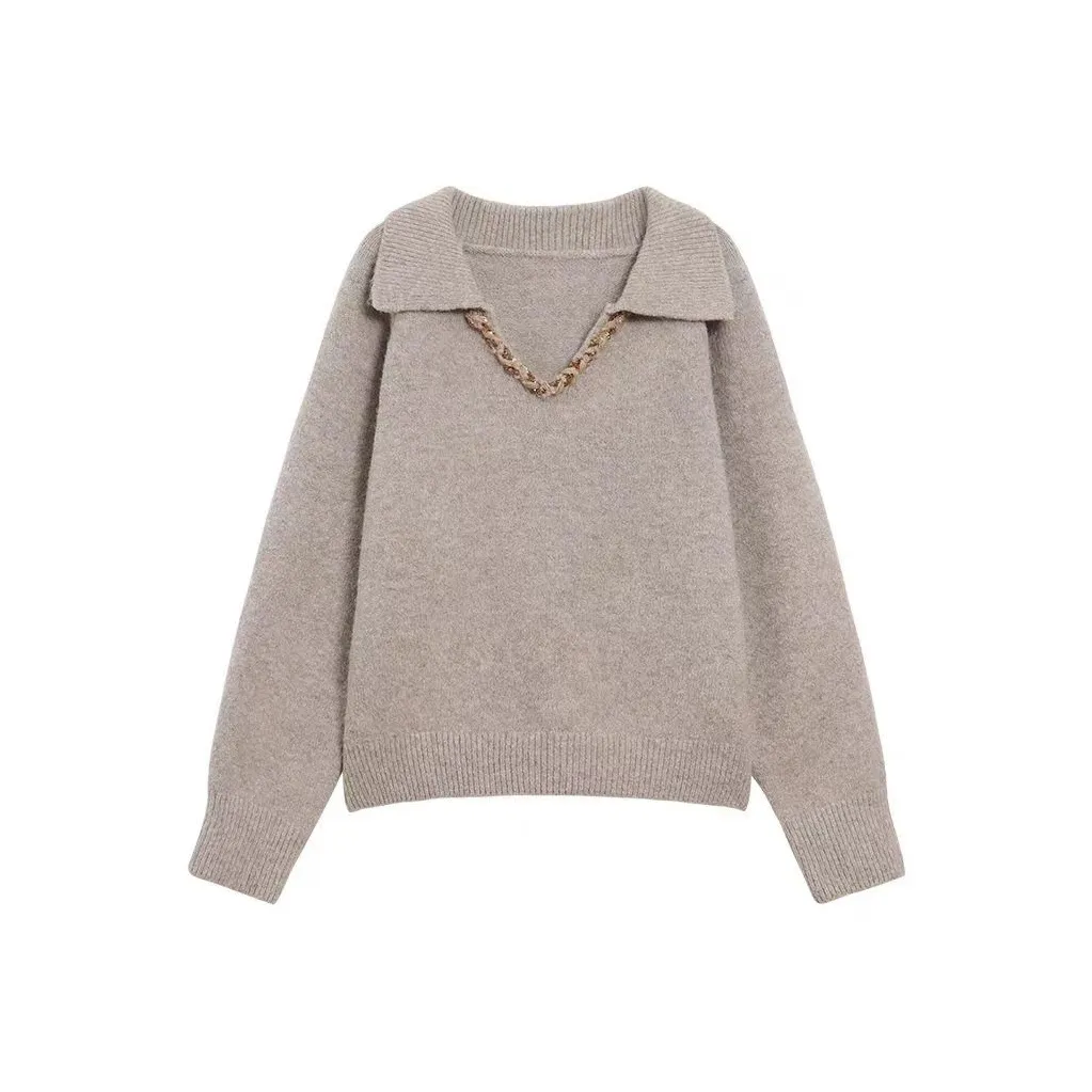 REMOULD V-Neck Пуловер Трикотаж Женский Трикотаж