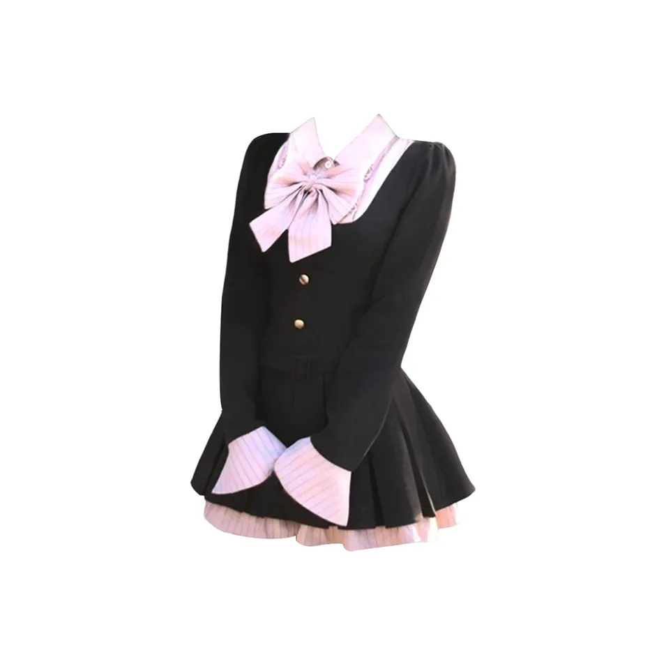 PAIN OR PLEASURE Длинное платье с длинными рукавами женское