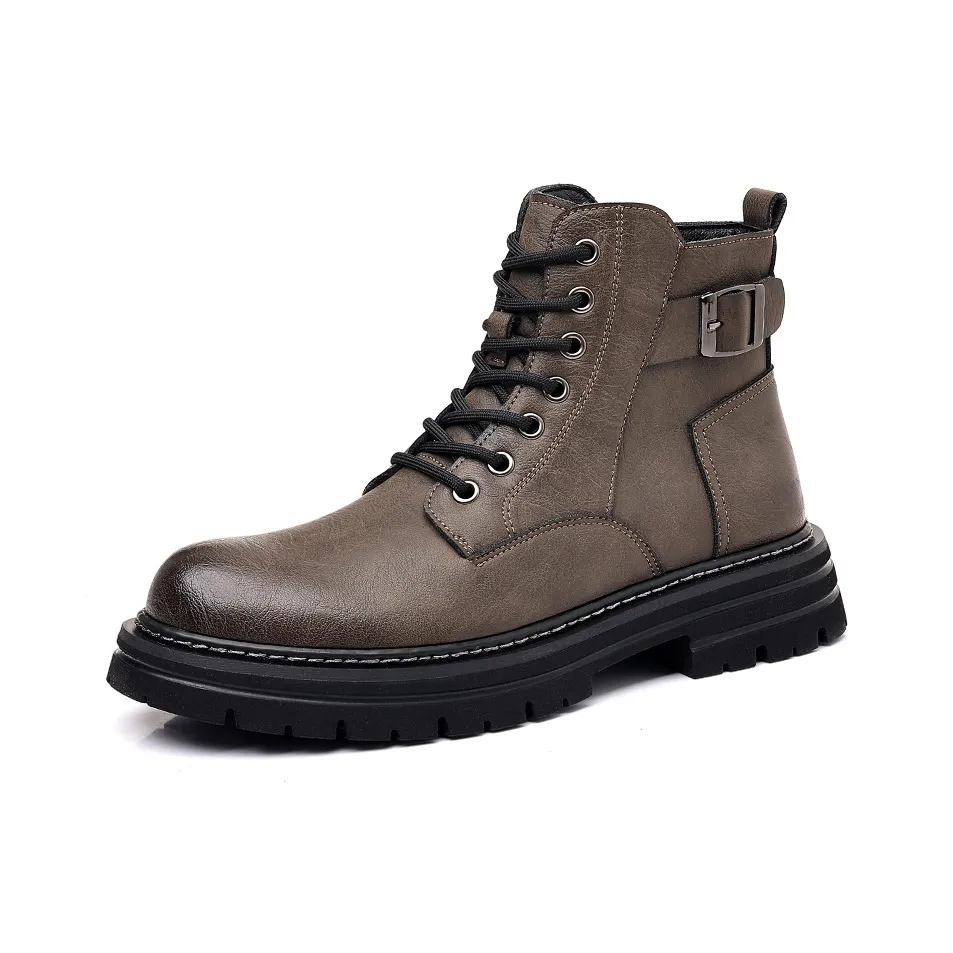 HBRK Outdoor Fashion Comfortable And Versatile Short Chelsea Platform Men's HBRK Outdoor Fashion Удобный и Универсальный Короткий Челси Платформа Мужской