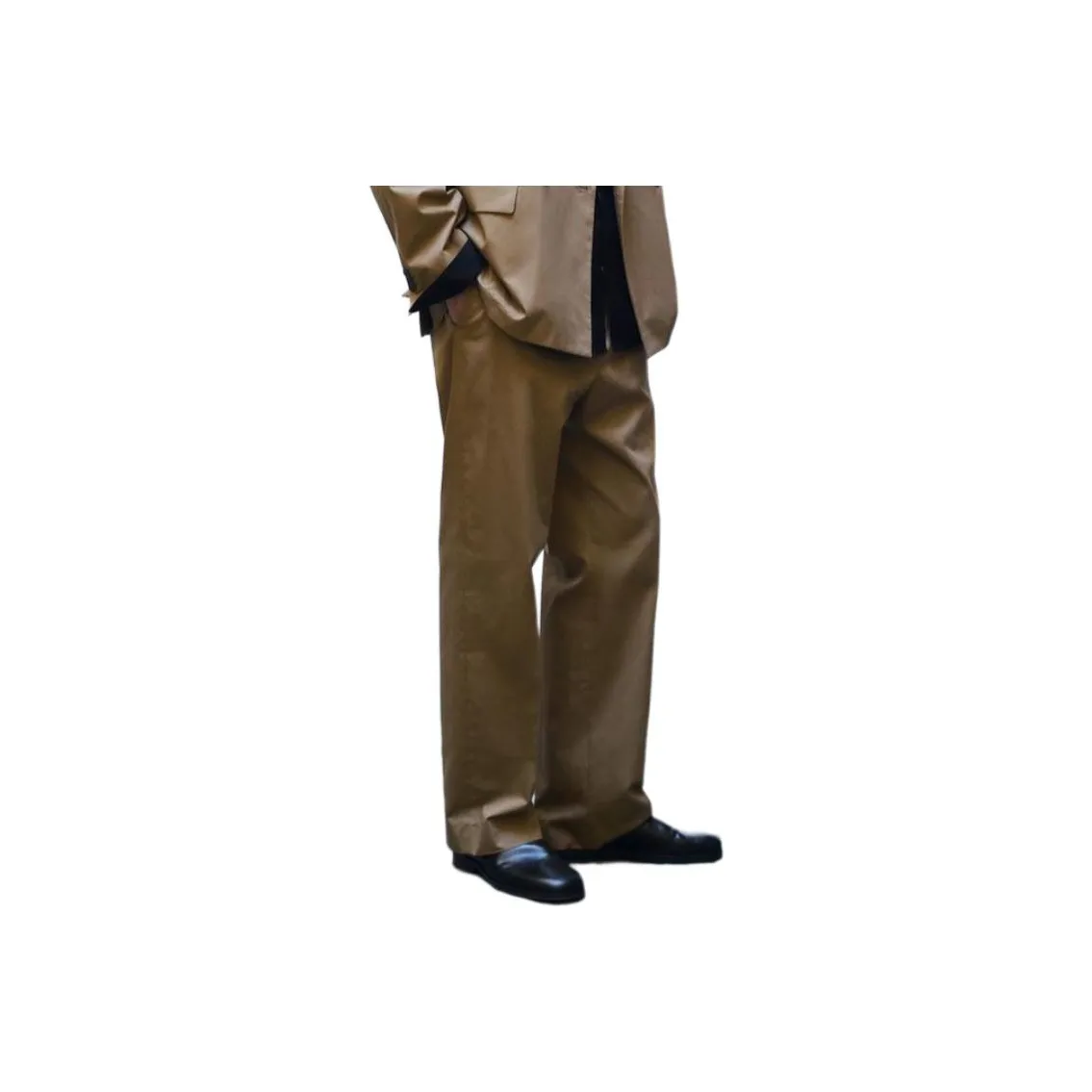 ZARA Мужской костюм брюки коричневого цвета