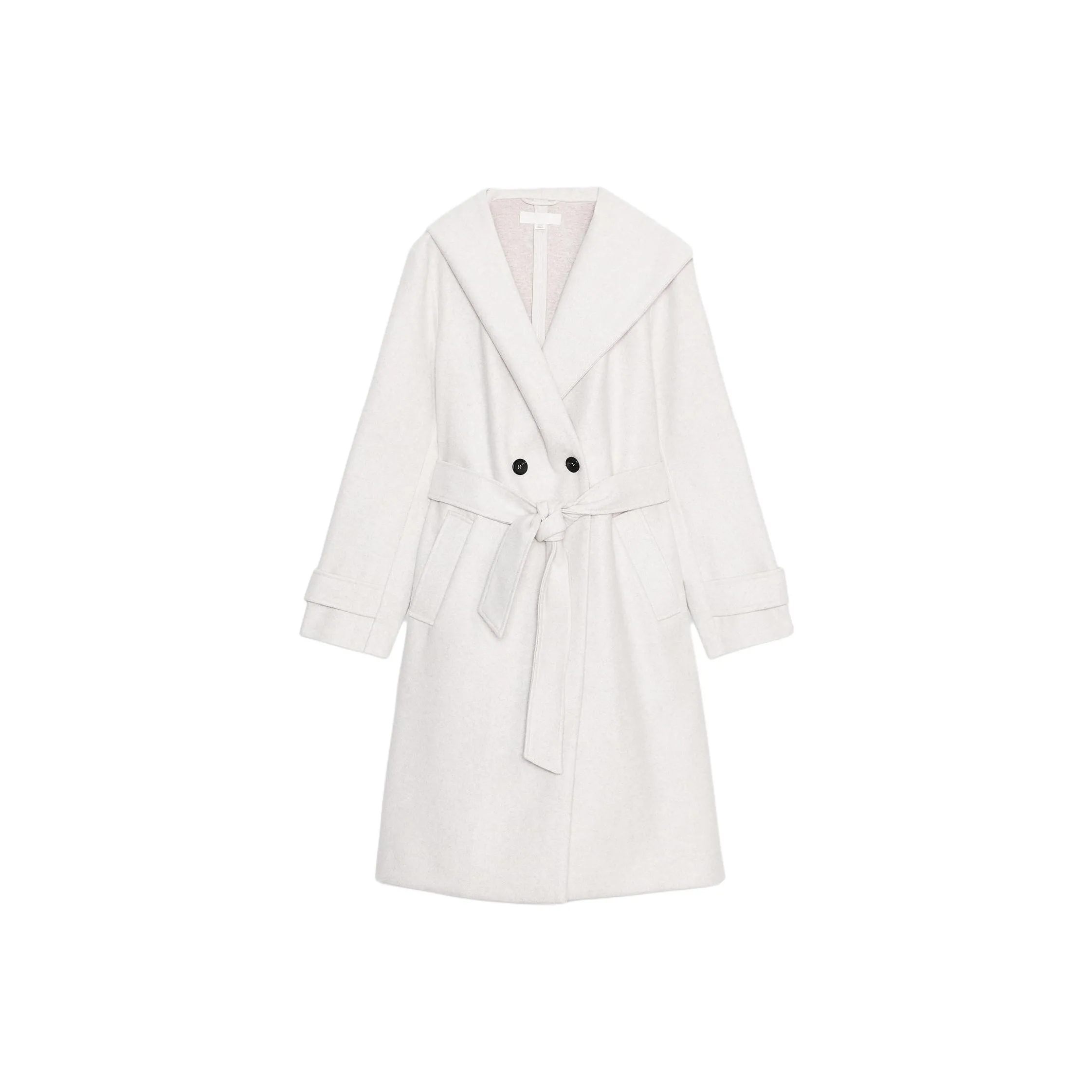 ZARA Белое Женское Пальто