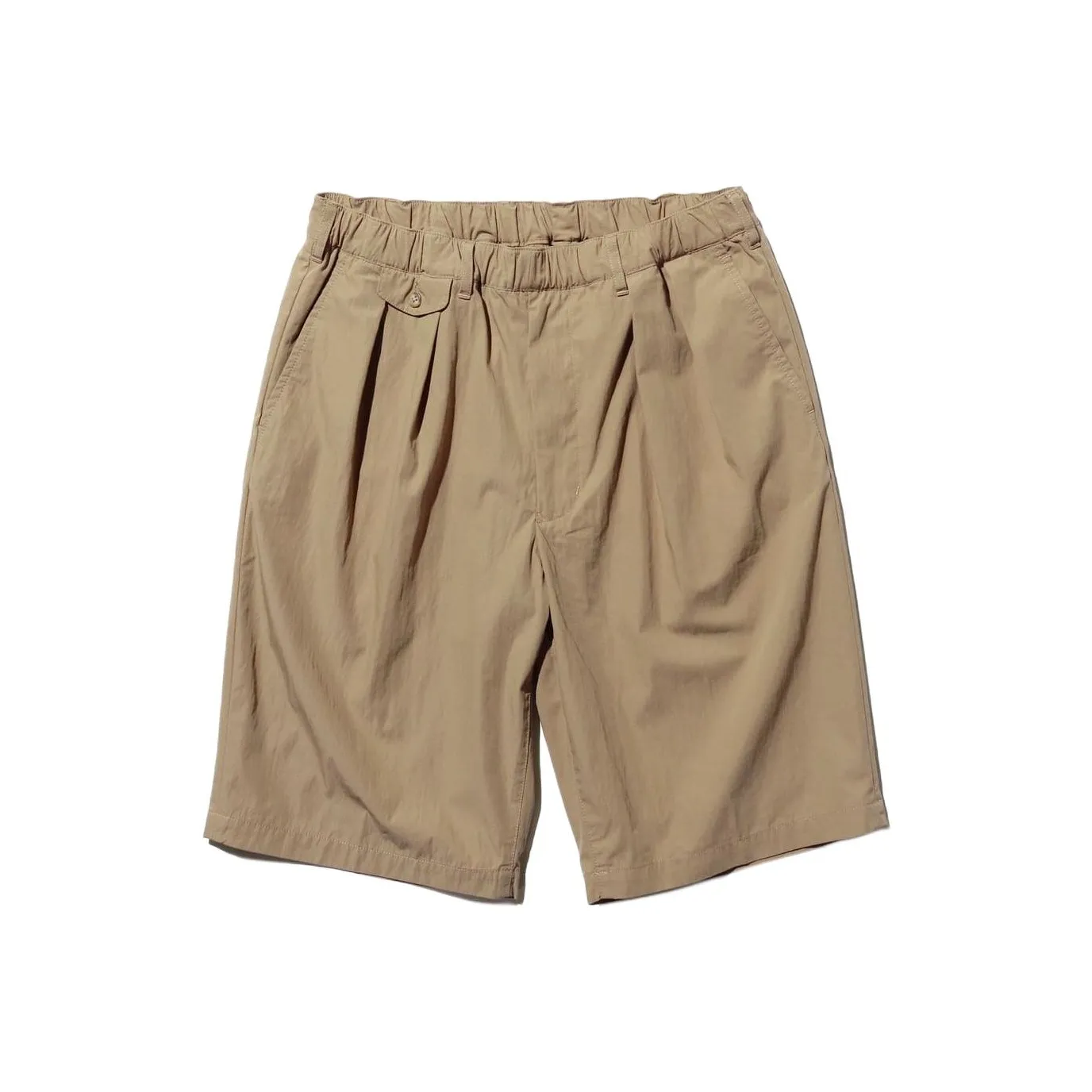 Beams Plus 2 Pleats Relax Trousers Comfort Cloth Повседневные шорты Мужской