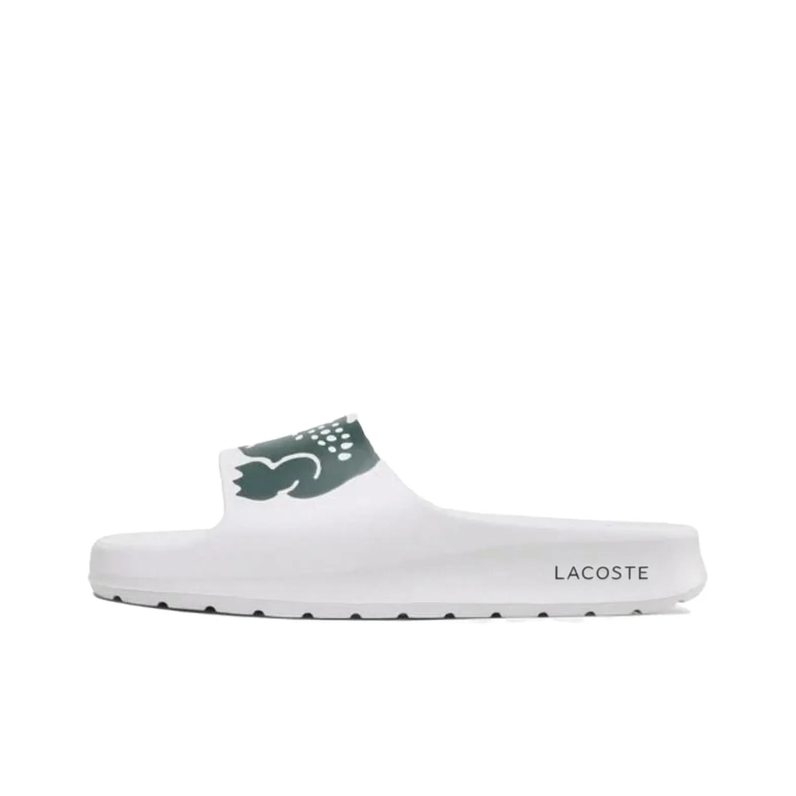 LACOSTE Slide Slippers Women's White Green