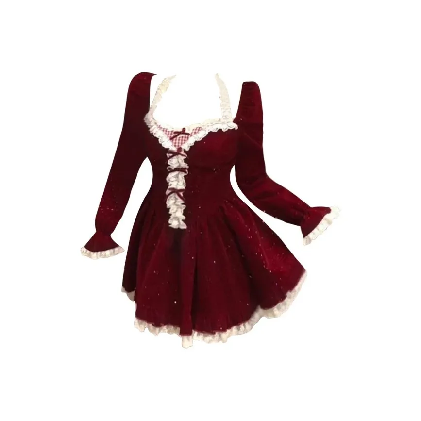 PAIN OR PLEASURE Длинное платье с длинными рукавами женское