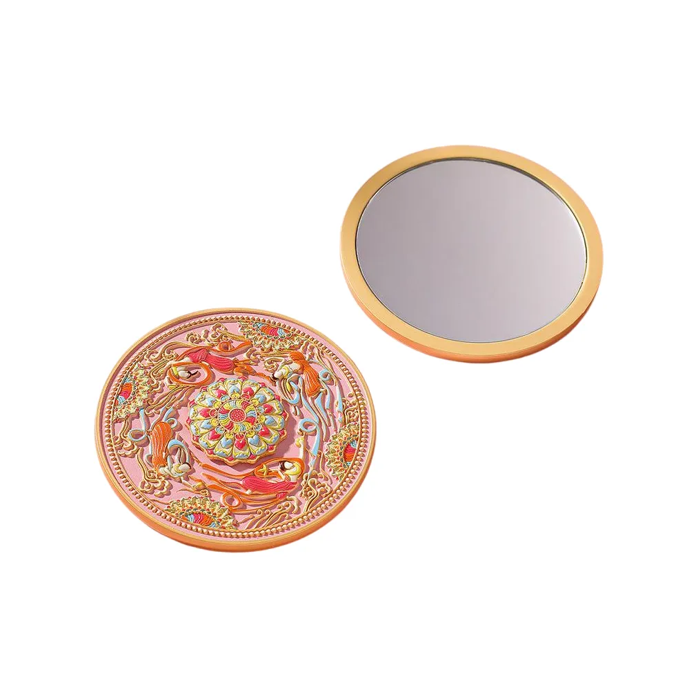 Love of wormwood Традиционный китайский стиль Карманное зеркало Портативное Зеркало для макияжа Ручное зеркальце