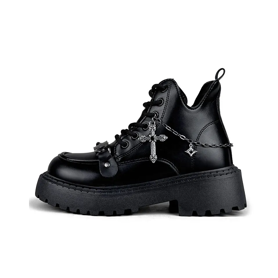 A M Martin Boots Black Women's