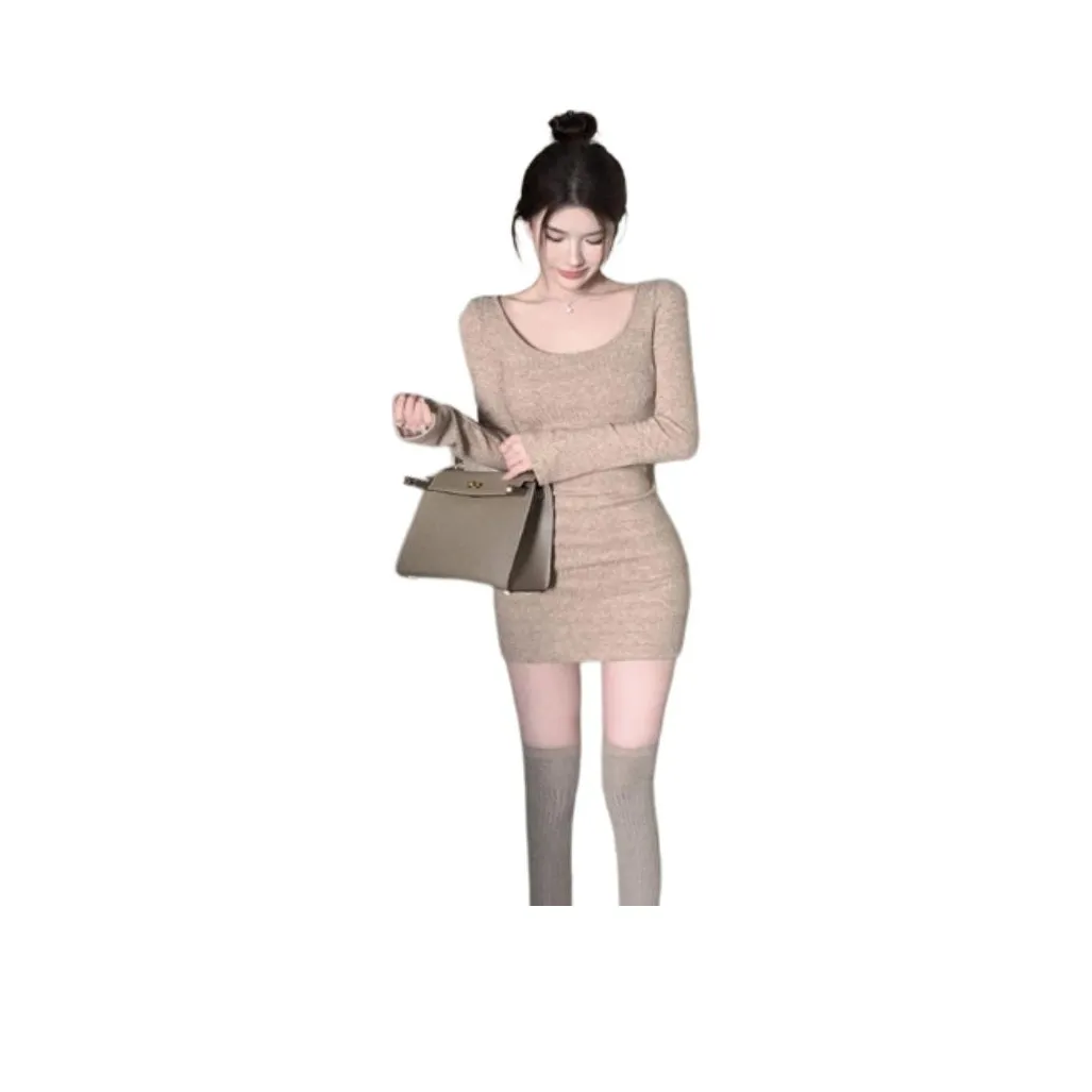 REMOULD Длинное платье с длинным рукавом женское