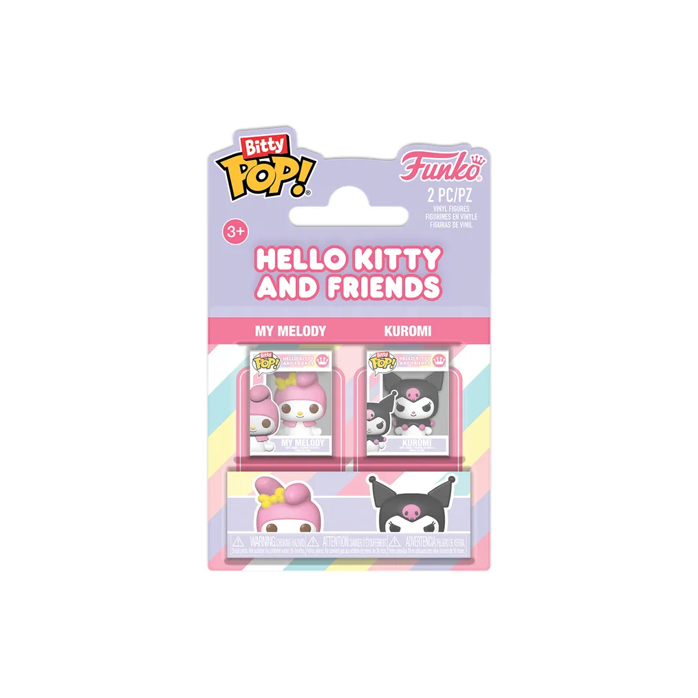 Funko Sanrio My Melody And Kuromi Mini Двухфигурный набор в стиле Chibi