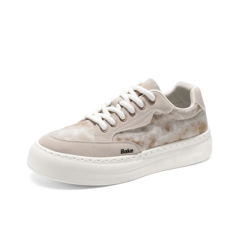 Bake Low Топ Модный Мужские Скейтборд Кроссовки Осенние и Зимние Мужские Платформа Увеличение Высоты Повседневная Обувь Мужская Мужская