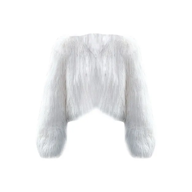 ONNFB Экрю Женские Меховые изделия