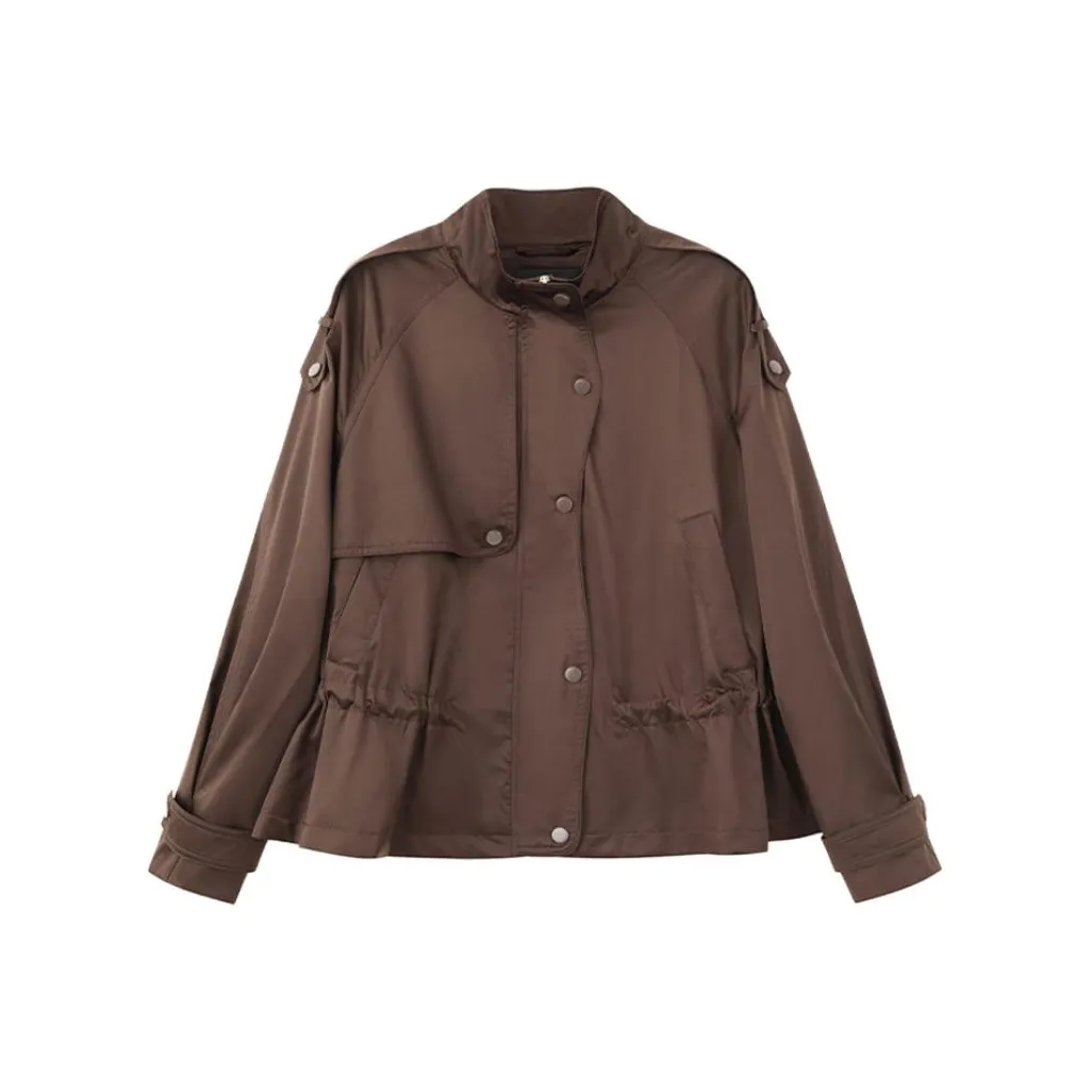 NINE WEST Кофе Женские Тренч