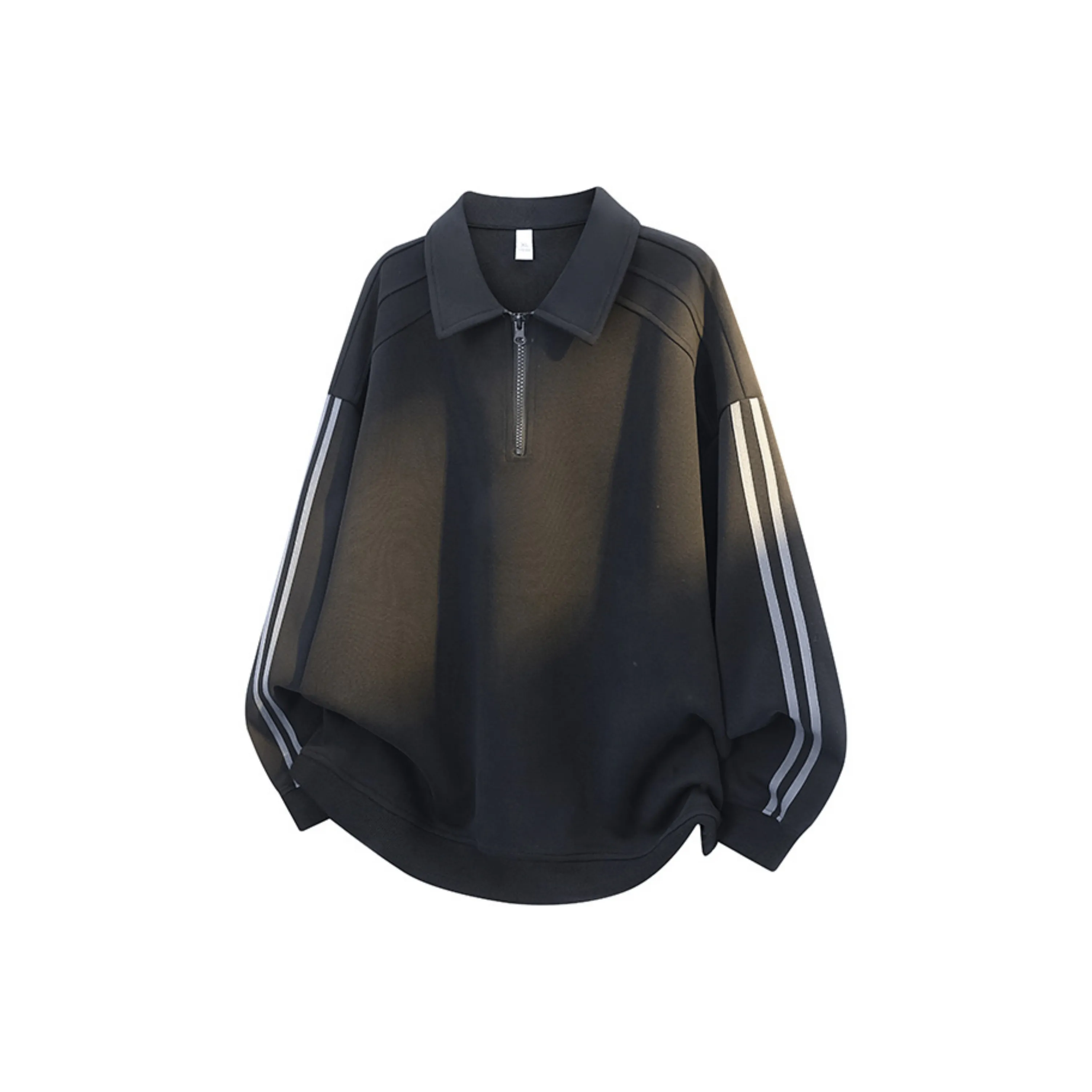 PASOK Свитшот Одежда для пары Модный бренд без капюшона Деконструкция Топ Универсальный Модный Пальто Ootd Унисекс