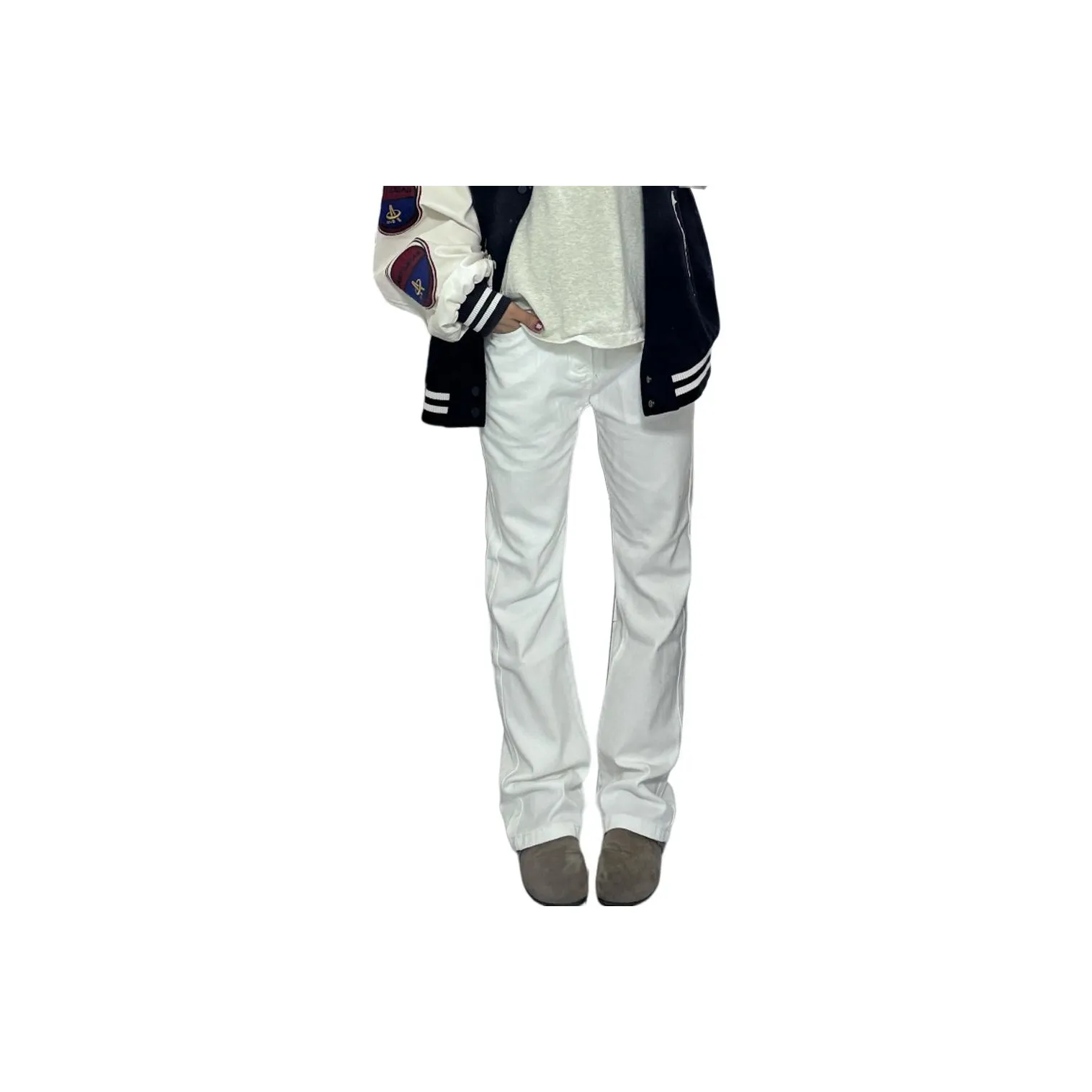 SRCG Белый Женские Джинсы