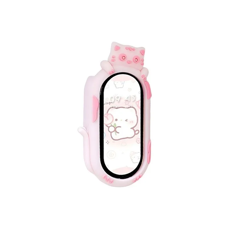 FZRT Защитный чехол Xiaomi силиконовый материал корпуса для Xiaomi Smart Band 10 9 8