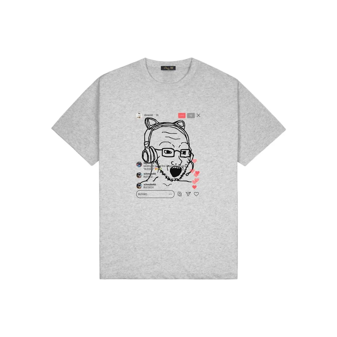 Dime Фотиния Серый Унисекс T-рубашки