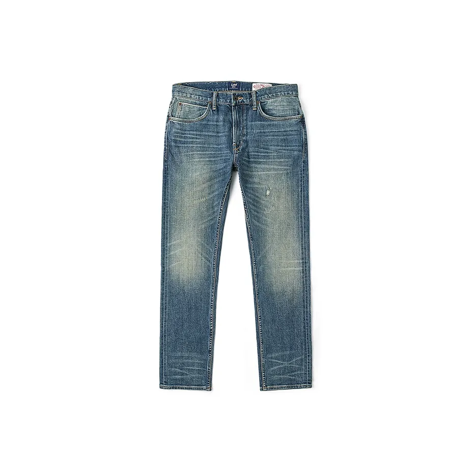 Lee Medium Blue Men's Jeans Ли Средне-синие Мужские Джинсы