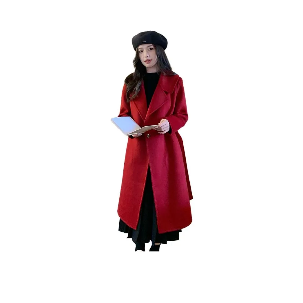 MEXICAN Red Women's Coat MEXICAN Красный Женское Пальто