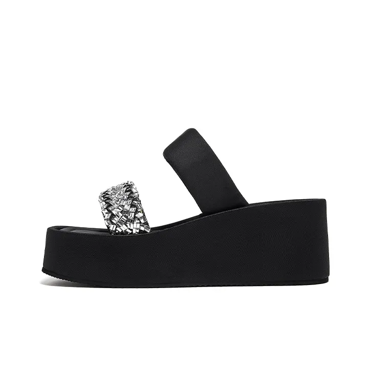 ST SAT ЭВА Кожаный Пэчворк Аbrasion-Resistant Слипоны Женские