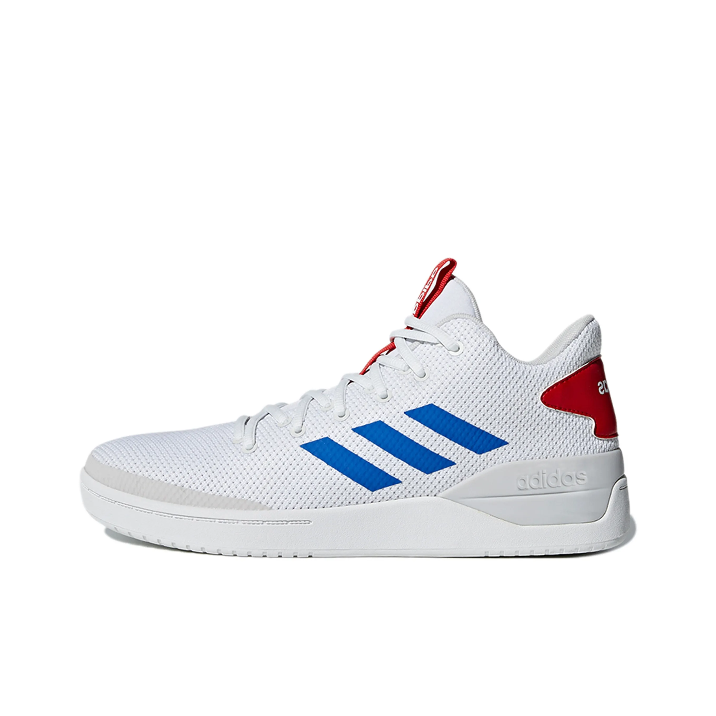 Adidas Neo Vintage Basketball Shoes Men Low-Top White/Blue/Red