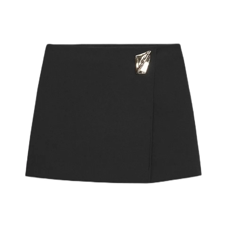 ZARA Черные Повседневные Шорты для Женщин