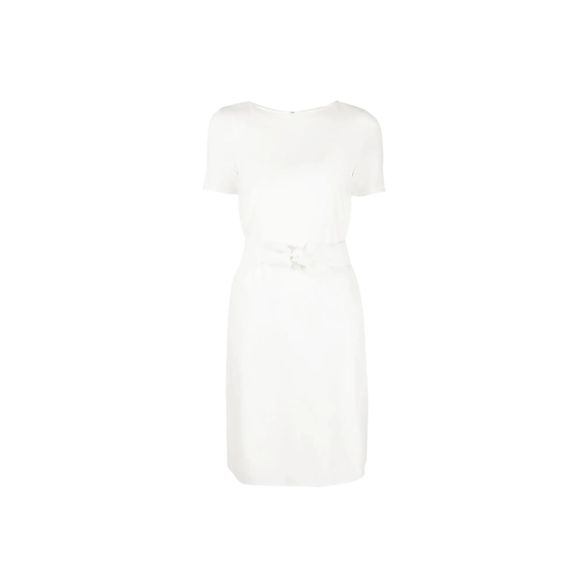 EMPORIO ARMANI Short-Sleeved Dresses Women's White